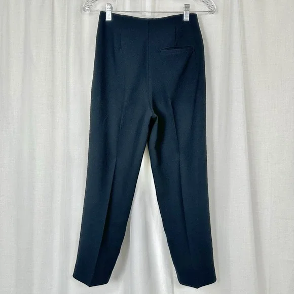 Wilfred Womens Dress Pants 00 Black Cropped High Waist Tapered Career Office - Picture 4 of 15